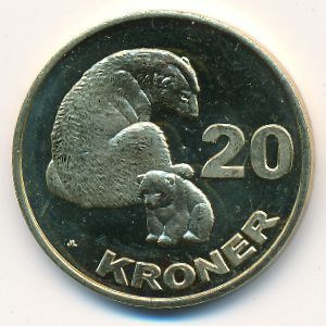 Greenland., 20 kroner, 2010