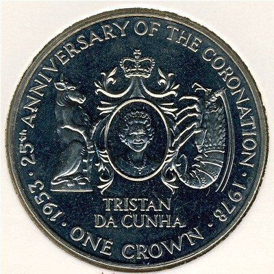 Tristan da Cunha, 1 crown, 1978