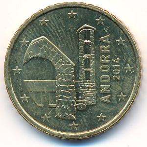 Andorra, 50 euro cent, 2014–2021