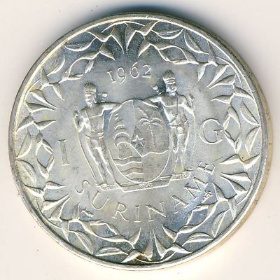 Suriname, 1 gulden, 1962–1966