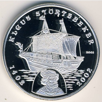 Benin, 1000 francs CFA, 2002
