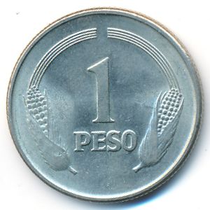 Колумбия, 1 песо (1976–1981 г.)