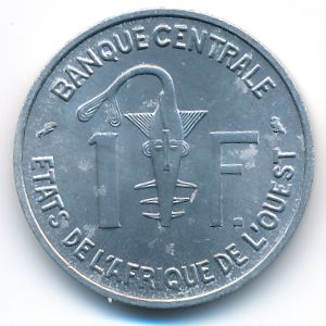 Западная Африка, 1 франк (1963 г.)