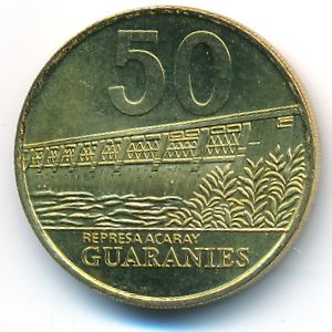 Парагвай, 50 гуарани (1995–2005 г.)