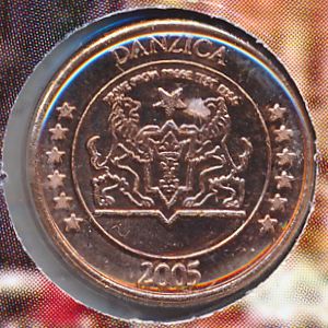 Данциг, 1 евроцент (2005 г.)