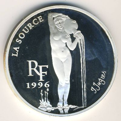 France, 10 francs - 1 1/2 euro, 1996