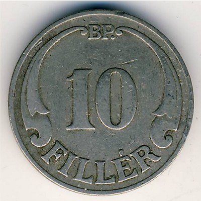 Hungary, 10 filler, 1926–1940