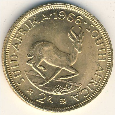 South Africa, 2 rand, 1961–1983