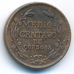 Никарагуа, 1/2 сентаво (1912–1937 г.)