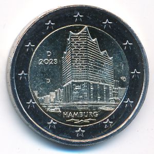 Германия, 2 евро (2023 г.)