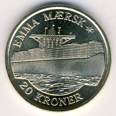 Denmark, 20 kroner, 2011
