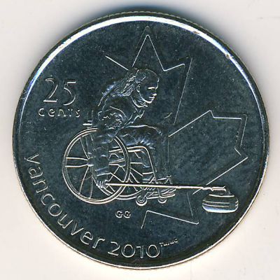 Canada, 25 cents, 2007–2008