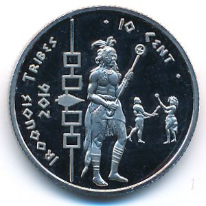 Iroquois Tribe., 10 центов, 