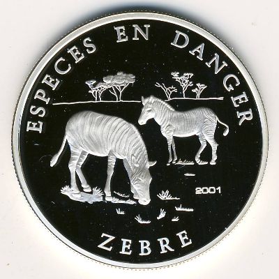 Benin, 1000 francs CFA, 2001