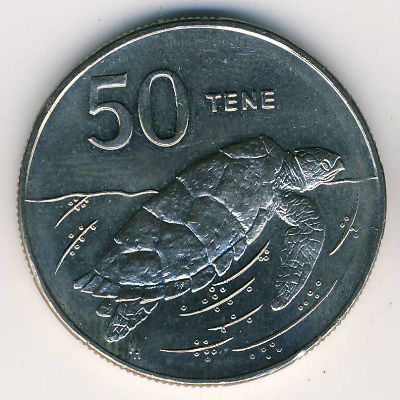 Cook Islands, 50 tene, 1988–1994