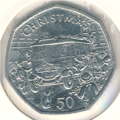 Isle of Man, 50 pence, 1987