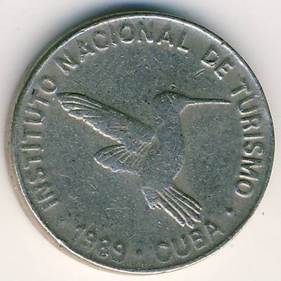 Cuba, 10 centavos, 1989