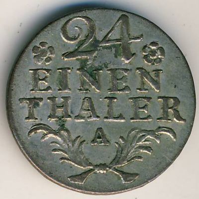 Prussia, 1/24 thaler, 1764–1786