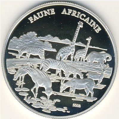 Congo-Brazzaville, 1000 francs, 2002