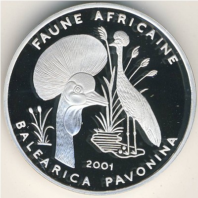 Chad, 1000 francs, 2001