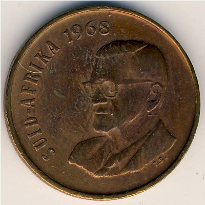 ЮАР, 2 цента (1968 г.)