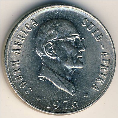 South Africa, 10 cents, 1976