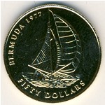 Bermuda Islands, 50 dollars, 1977