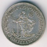 South Africa, 1 shilling, 1948–1950