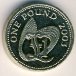 Гернси, 1 фунт (2001–2006 г.)