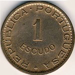 Angola, 1 escudo, 1953–1974