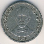 Dominican Republic, 25 centavos, 1978–1981