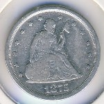 США, 20 центов (1875–1878 г.)