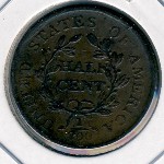 США, 1/2 цента (1800–1808 г.)