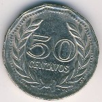 Colombia, 50 centavos, 1979–1982