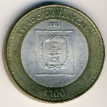 Mexico, 100 pesos, 2003