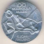Finland, 100 markkaa, 1989