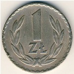 Poland, 1 zloty, 1949