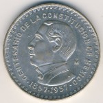 Mexico, 1 peso, 1957