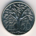 San Marino, 50 lire, 2001