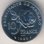 Монако, 10 франков (1982 г.)