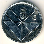 Аруба, 5 центов (1986–2018 г.)