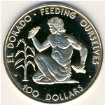 Гайана, 100 долларов (1977 г.)