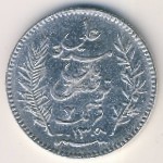 Тунис, 2 франка (1891–1902 г.)