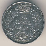 Нью-Брансуик, 20 центов (1862–1864 г.)