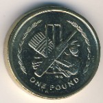 Остров Мэн, 1 фунт (1998–1999 г.)
