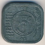 Netherlands, 5 cents, 1941–1943
