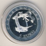 Cyprus, 5 euro, 2008