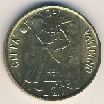 Vatican City, 20 lire, 1981