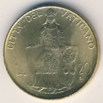Ватикан, 20 лир (1979–1980 г.)