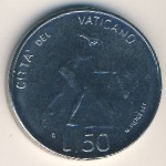 Vatican City, 50 lire, 1983